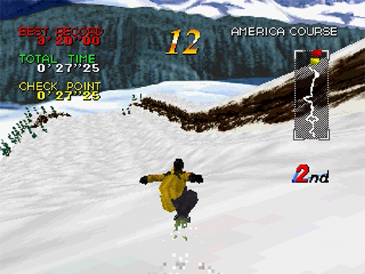 Zap Snowboarding Trix screenshot 3 for Sega Saturn
